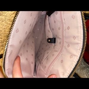Kate spade bag with shoulder strap. All black. Literally used one time.